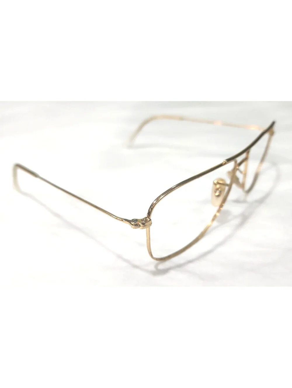 Ray Ban RB3477 001 Gold Metal Sunglasses Frame 59-16 Wrong Screw in Arm